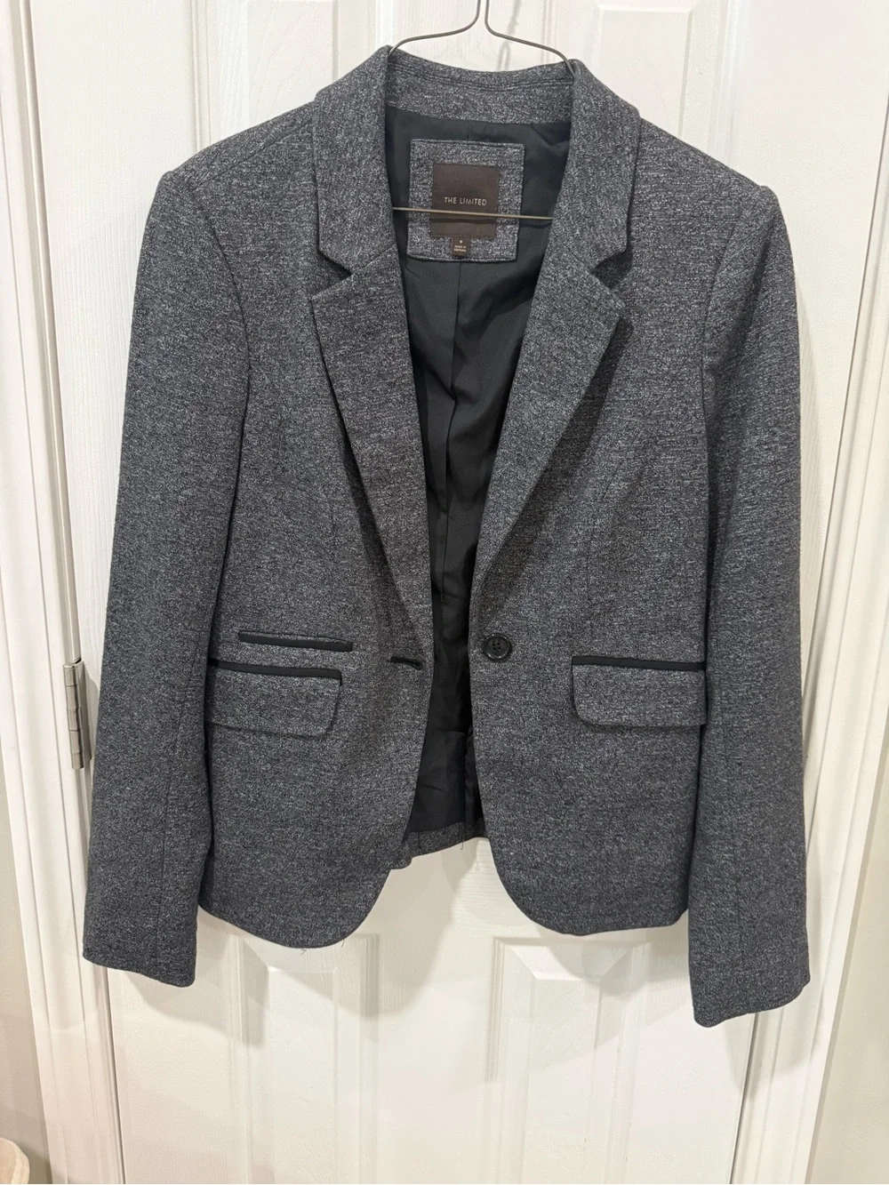 The Limited Charcoal Gray Women's Tailored Blazer - Picture 3 of 4